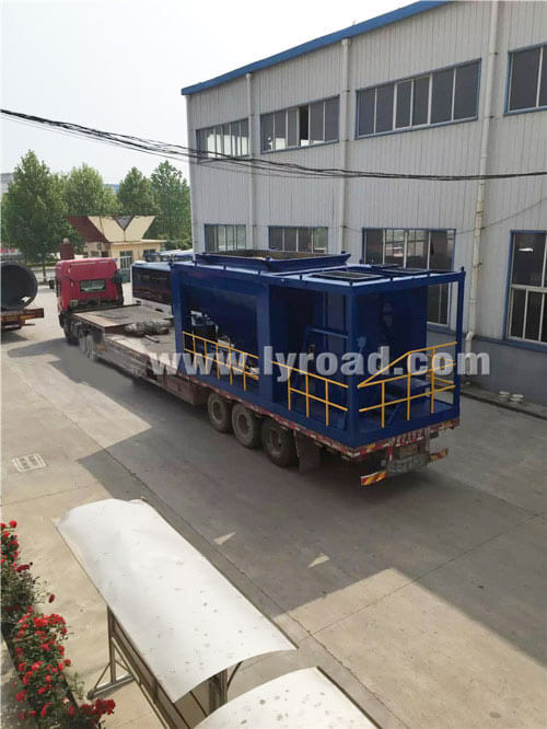 Busy Transporting LB 3000 Asphalt Plant to Gaolan